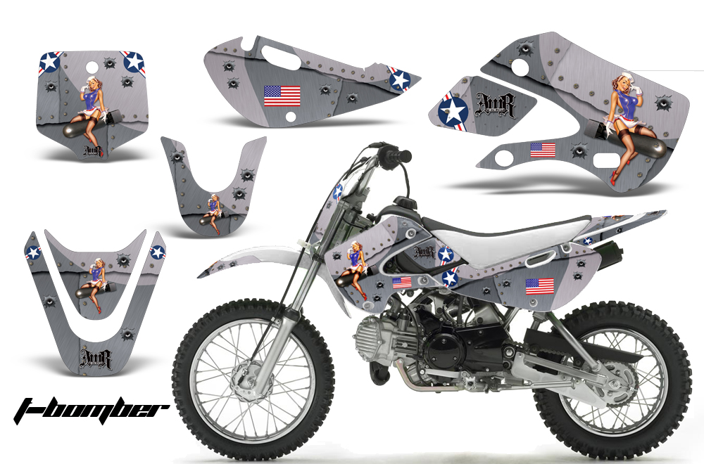 Kawasaki KLX 110 KX 65 00-09 NP Graphic Kit TB S